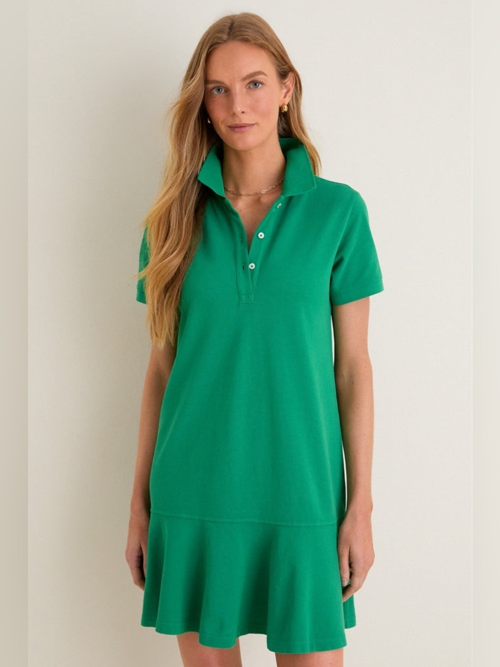 Tuckernuck Green Pique May Polo Dress